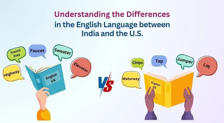 English Language Between India and the US