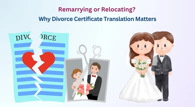 Divorce certificate translation services for remarrying or relocating internationally