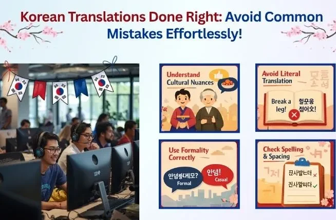 Korean Translations-Avoid Common Mistakes