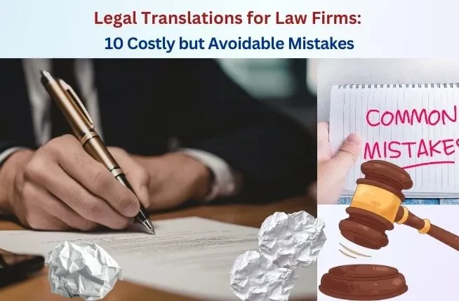 Legal Translations for Law Firms-10 Costly mistakes