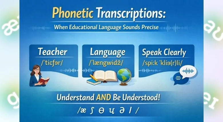 Phonetic Transcriptions-When Educational Language Sounds Precise