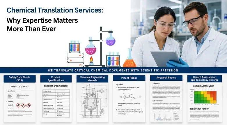 Chemical Translation Services- Why Expertise Matters