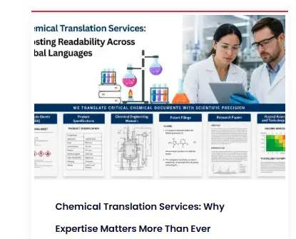 Chemical Translation Services