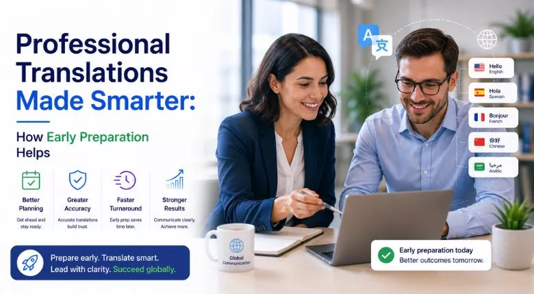 Professional Translations Made Smarter How Early Preparation Helps