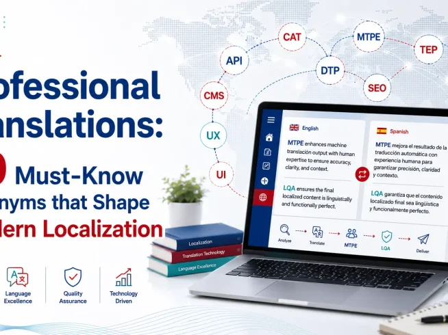 Professional Translations: 20 Must-Know Acronyms that Shape Modern Localization