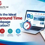 Turnaround Time for Webpage Translation